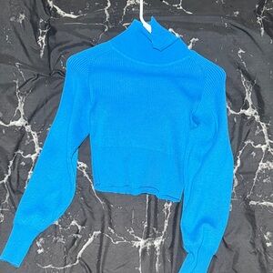 AKIRA Vibrant Blue Turtleneck Sweater
